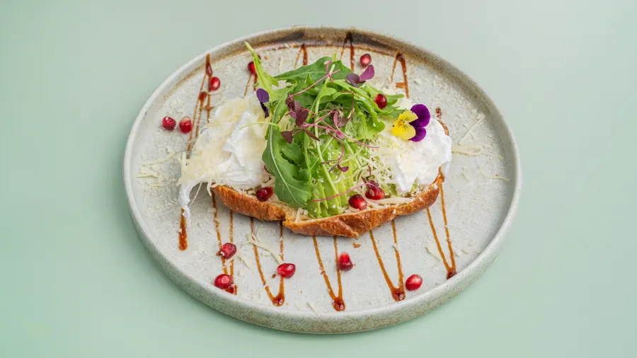 Avo Loaded Croissant at Mila Cafe