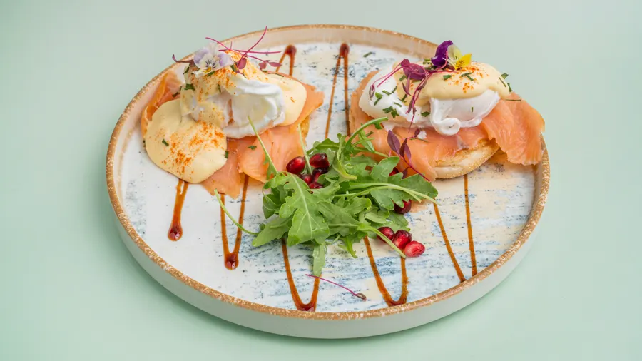 Egg Benedict at Mila Cafe