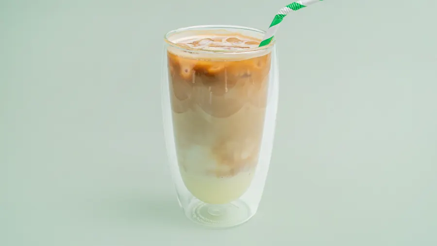 Iced Amber Maple Latte at Mila Cafe